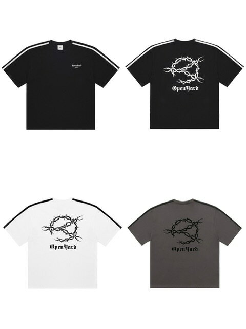 乐天商城 - 正規品【 OY TAPE THORN LOGO T 】 オーワイ Tシャツ ティーシャツ ロゴT 半袖 半袖トップス トップス 半袖Tシャツ シンプルTシャツ ロゴ ブランドロゴ ロゴTシャツ Pressing pressing プレッシング プレッシングウェブショップ