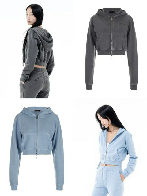 正規品【 SURGERY surgery women retro hood jacket 】 サージェリー フーディ ジャケット フードジャケット パーカー ジップアップ ジップパーカー ジップアップパーカー 羽織 ジップアップフーディ セットアップ セットで着用可能 別売り Pressing pressing プレッシング