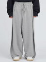 正規品【 AJOBYAJO One Tuck Sweat Pants 】 アジョバイアジョ ボトムス ボトム パンツ スウェット スウェットパンツ スウェット生地 グレーパンツ シンプルパンツ ワンタック ワンタックパンツ Pressing pressing プレッシング プレッシングウェブショップ