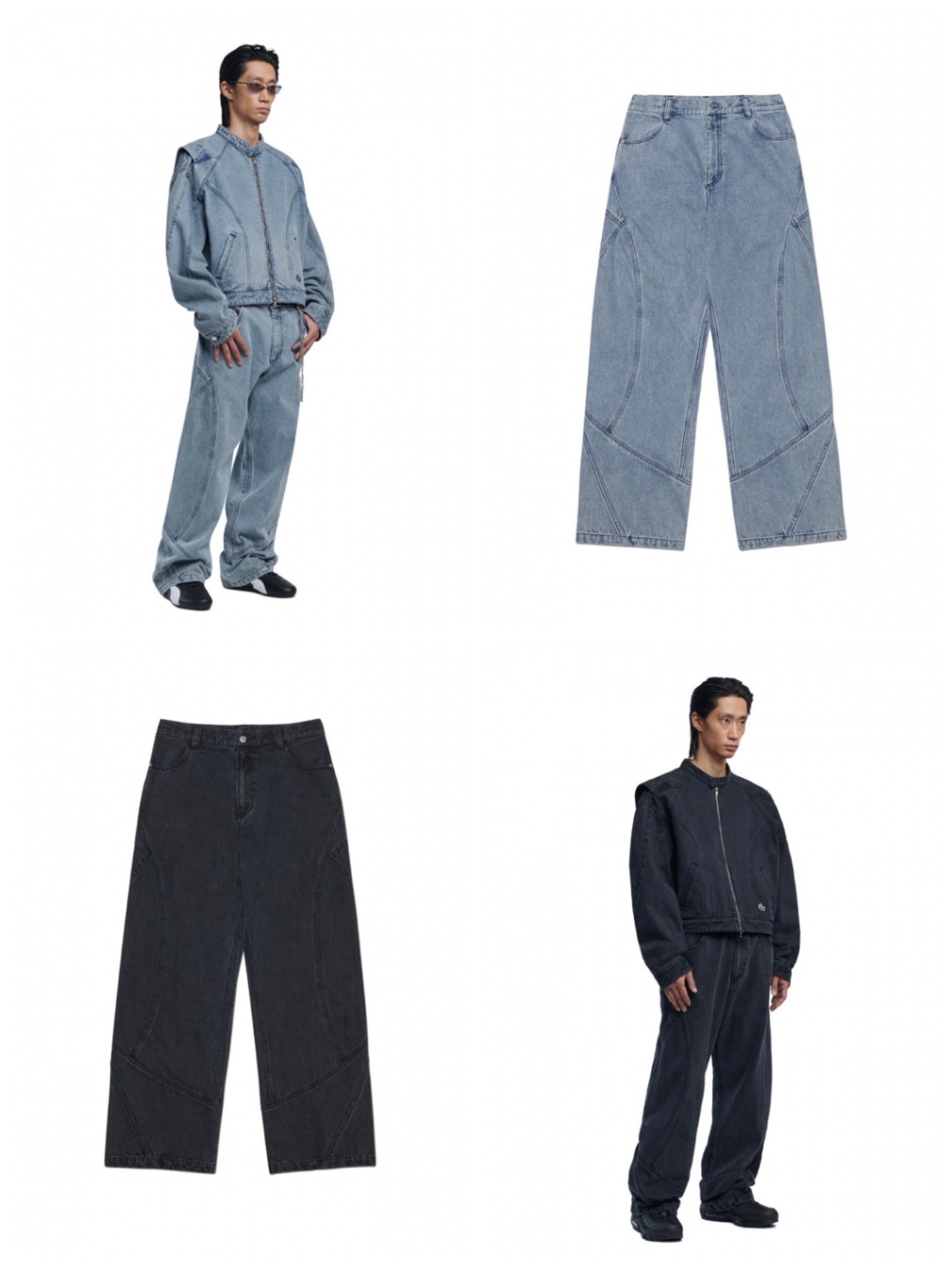 Pressing㤨ʡ NOMANUAL CURVED LINE DENIM PANTS ۥΡޥ˥奢 ǥ˥ѥ ѥ ܥȥॹ ǥ˥ åȥå  Pressing pressing ץå ץå󥰥֥å vandy the pink tripp nyc unknown london oy 磻 supplier unknown GALFYפβǤʤ26,840ߤˤʤޤ