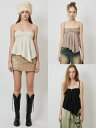 【SALE】正規品【 CRANK UNBALANCED KNIT SLEEVELESS 】 クランク アンバランスニットスリーブレス キャミソール キャミ ニッ...