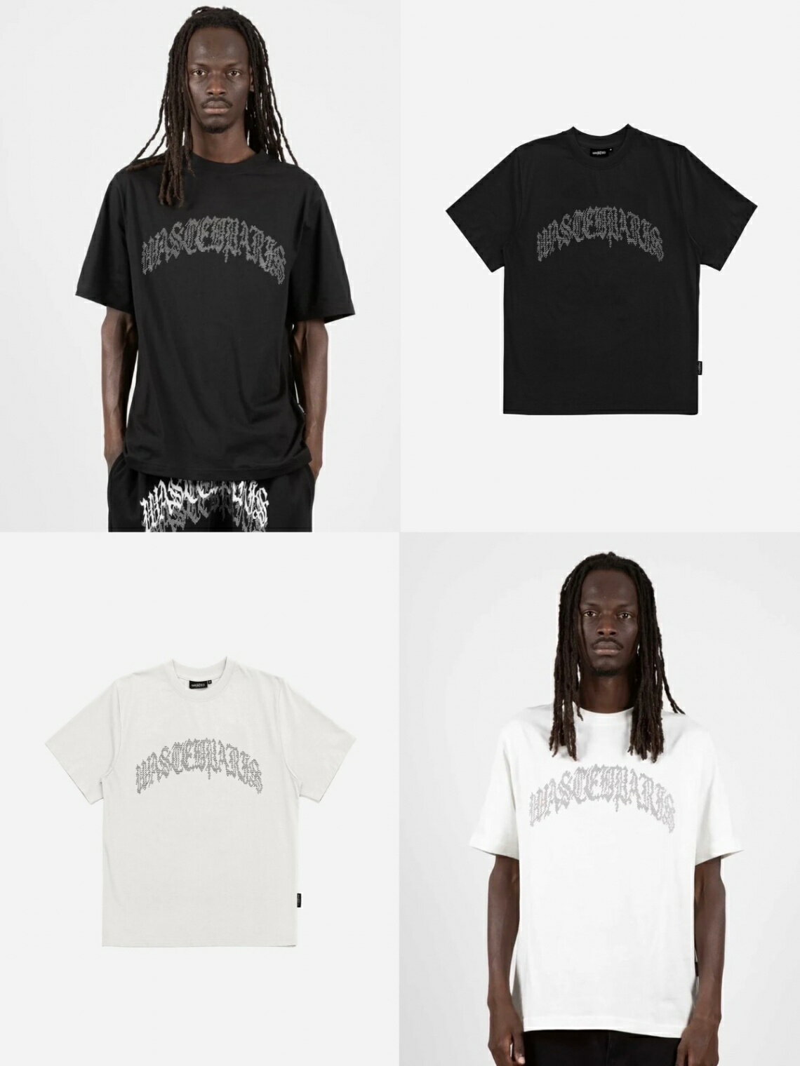 乐天商城 - 正規品【 WASTED PARIS T-SHIRT GUARDIAN 】 ウェイステッドパリス Tシャツ ブラックT 黒T 半袖 半袖トップス 蛇 スネーク Pressing pressing プレッシング プレッシングウェブショップ