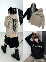 正規品【 XU bone hooded sweater (2color) 】 エックスユー ボーンフーディーセーター ニット セーター 長袖トップス トップス 冬服 秋服 Pressing pressing プレッシング プレッシングウェブショップ vandy the pink tripp nyc unknown london oy オーワイ supplier