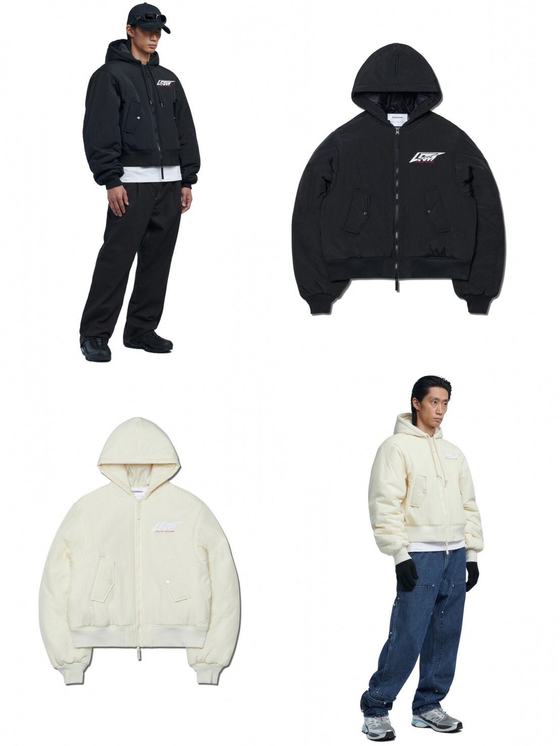 Rakuten - 正規品【 NOMANUAL HOODED BOMBER JACKET 】 NM ノーマニュアル ジャケット アウター ボンバー ボンバージャケット フーディー フードジャケット ジャケットフーディー 羽織り Pressing pressing プレッシング プレッシングウェブショップ