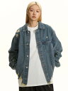 正規品【 TGNS Hair Beard Denim Jacket 】 ツーガンズ デニムジャケット ジャケット アウター 羽織 トップス 服冬服 秋服 Pressing pressing プレッシング プレッシングウェブショップ vandy the pink tripp nyc unknown london oy オーワイ supplier GALFY ガルフィー