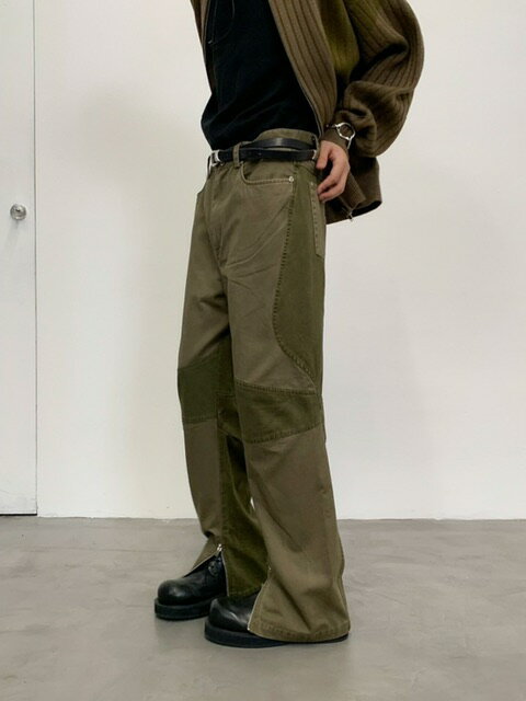 【SALE】正規品【 ARCH by ROARINGWILD PATCHWORK VINTAGE WASHED PANTS 】 アーチ ロアニングワイルド パンツ ボトムス ボトム ビンテージウオッシュ ウォッシュ加工 ワークパンツ Pressing pressing プレッシング プレッシングウェブショップ