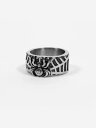正規品【 WASTED BELA RING 】 ウェイステッドパリス 指輪 リング ロゴ 蜘蛛 クモ スパイダー アクセサリー シルバー シルバーリング シルバ...