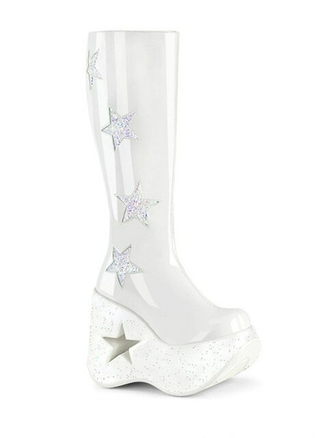 正規品【 DEMONIA DYN218/W-WMCG 】 デモニア シューズ ブーツ 厚底 厚底ブーツ 厚底シューズ パンク ..