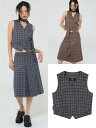 Ki  Uglyshadow CHECKERED VEST TIE SET   AO[VhE AO[Vh[ gbvX xXg XJ[t `FbN `FbNxXg C[hgbvX d˒ ZbgAbv ZbgŒp\ ʔ Pressing pressing vbVO vbVOEFuVbv