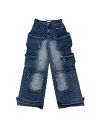 正規品【 XU pocket denim wide pants (2color) 】 エックスユー ボトムス ボトム デニム デニムパンツ ジーンズ ジーパン ジーンズパンツ ワイドパンツ 長ズボン 春服 Pressing pressing プレッシング プレッシングウェブショップ