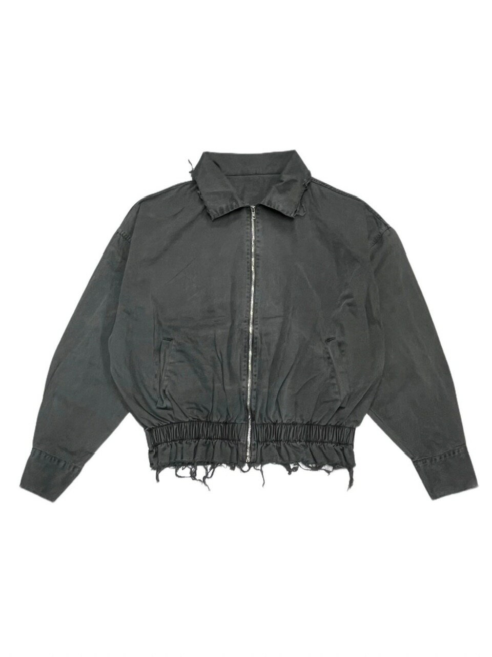 乐天商城 - 正規品【 XU fringe pigment jacket (2color) 】 エックスユー ジャケット ピグメントジャケット フリンジ 羽織り 春服 Pressing pressing プレッシング プレッシングウェブショップ