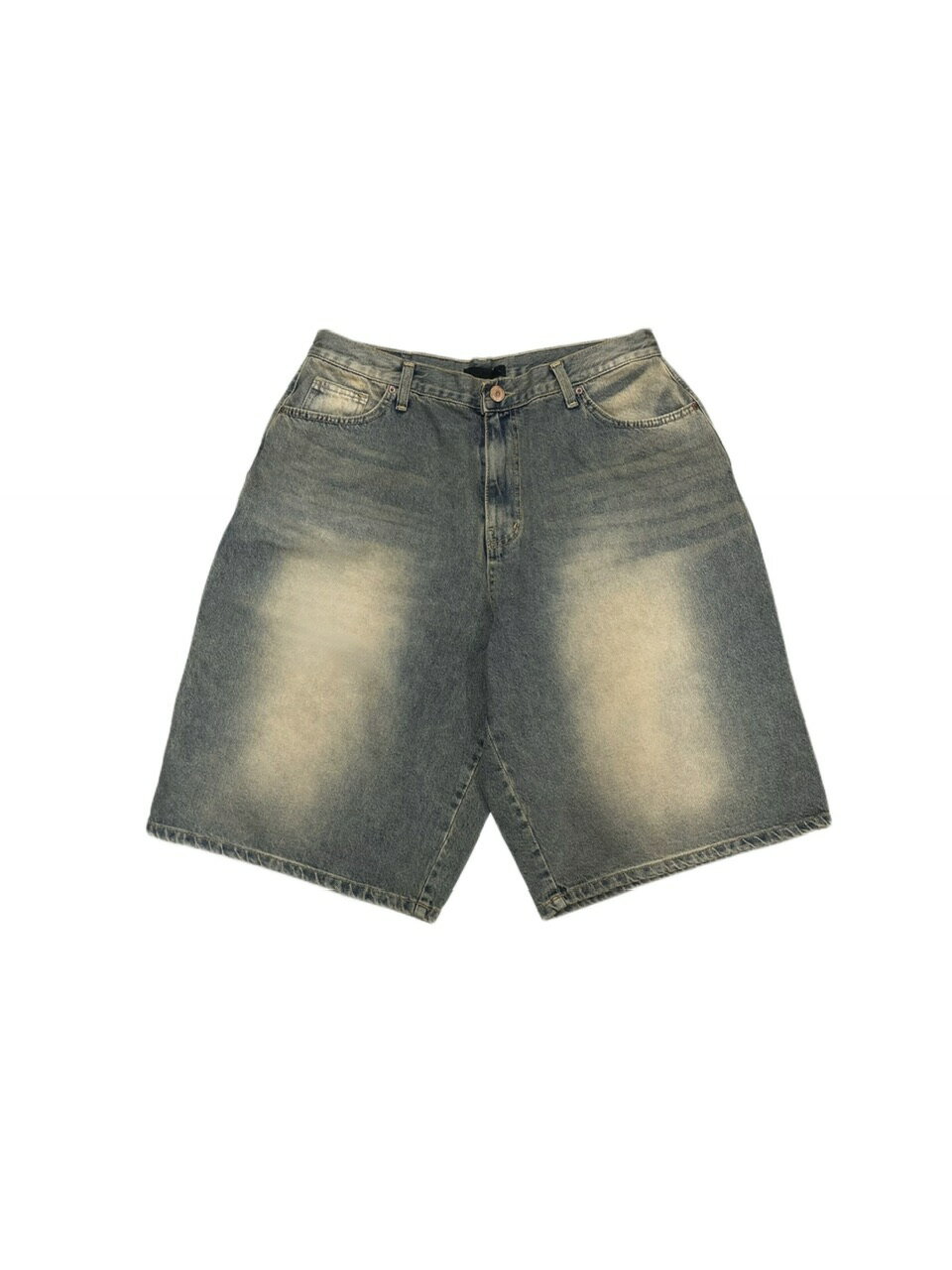 乐天商城 - 正規品【 XU vintage wash denim half pants 】 エックスユー ボトムス ボトム デニム デニムパンツ ジーンズ ジーパン ジーンズパンツ ハーフパンツ ハーフデニム 長ズボン 春服 Pressing pressing プレッシング プレッシングウェブショップ