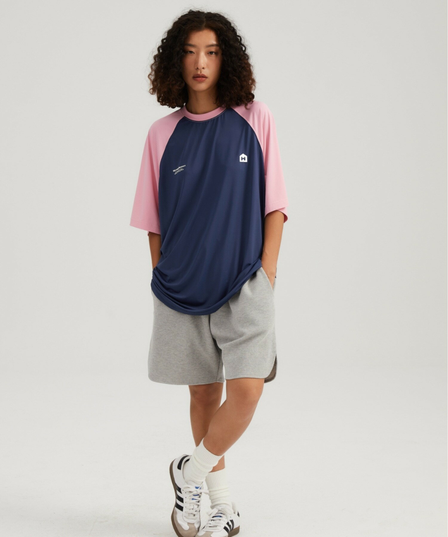 【SALE】正規品【wassup】Raglan-Sleeve Sports Tee 半袖トップス 半袖Tシャツ ラグランTシャツ シンプルTシャツ オーバーサイズ ストリートファッション