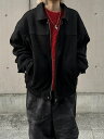 受注制【Chikashitsu +】sand suede blouson