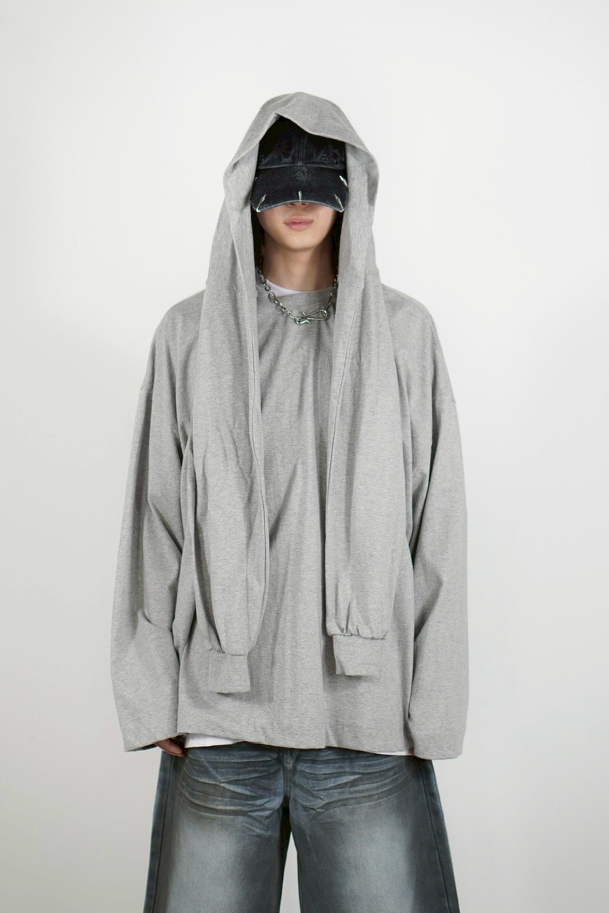 乐天商城 - 受注制【Chikashitsu +】layered oversized long sleeve (2color)