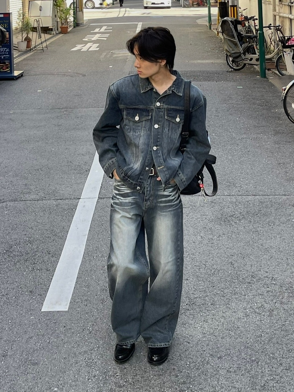 Rakuten - 【Chikashitsu +】vintage wash denim jacket (2color)