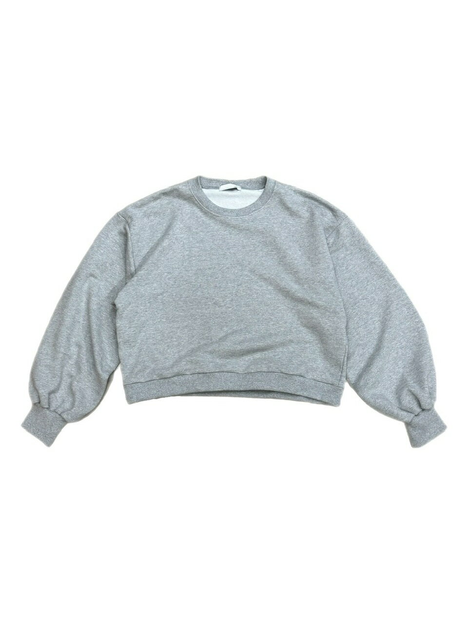 【Chikashitsu +】unisex cropped balloon sweat (3color)