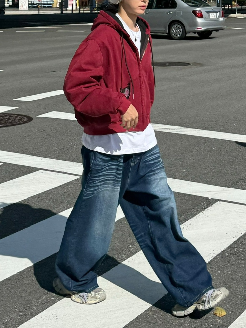 ��Chikashitsu +��cropped hooded work blouson (2color)