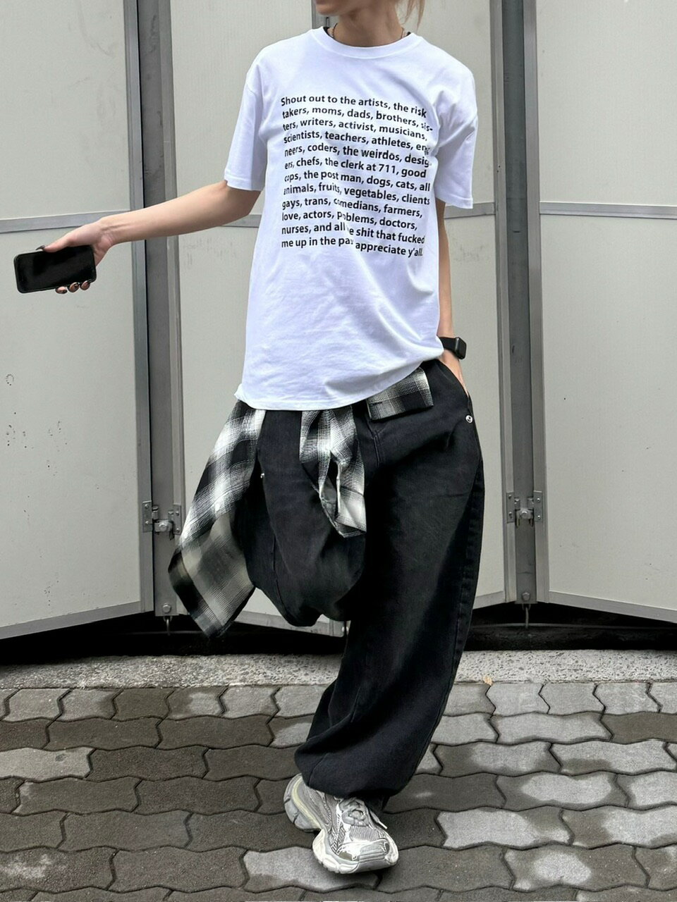 Rakuten - 送料無料 正規品【Chikashitsu + logo lettering t-shirt 2 (2color)】半袖Tシャツ プリントTシャツ 半袖トップス 夏 ユニセックス オーバーサイズ 韓国ファッション