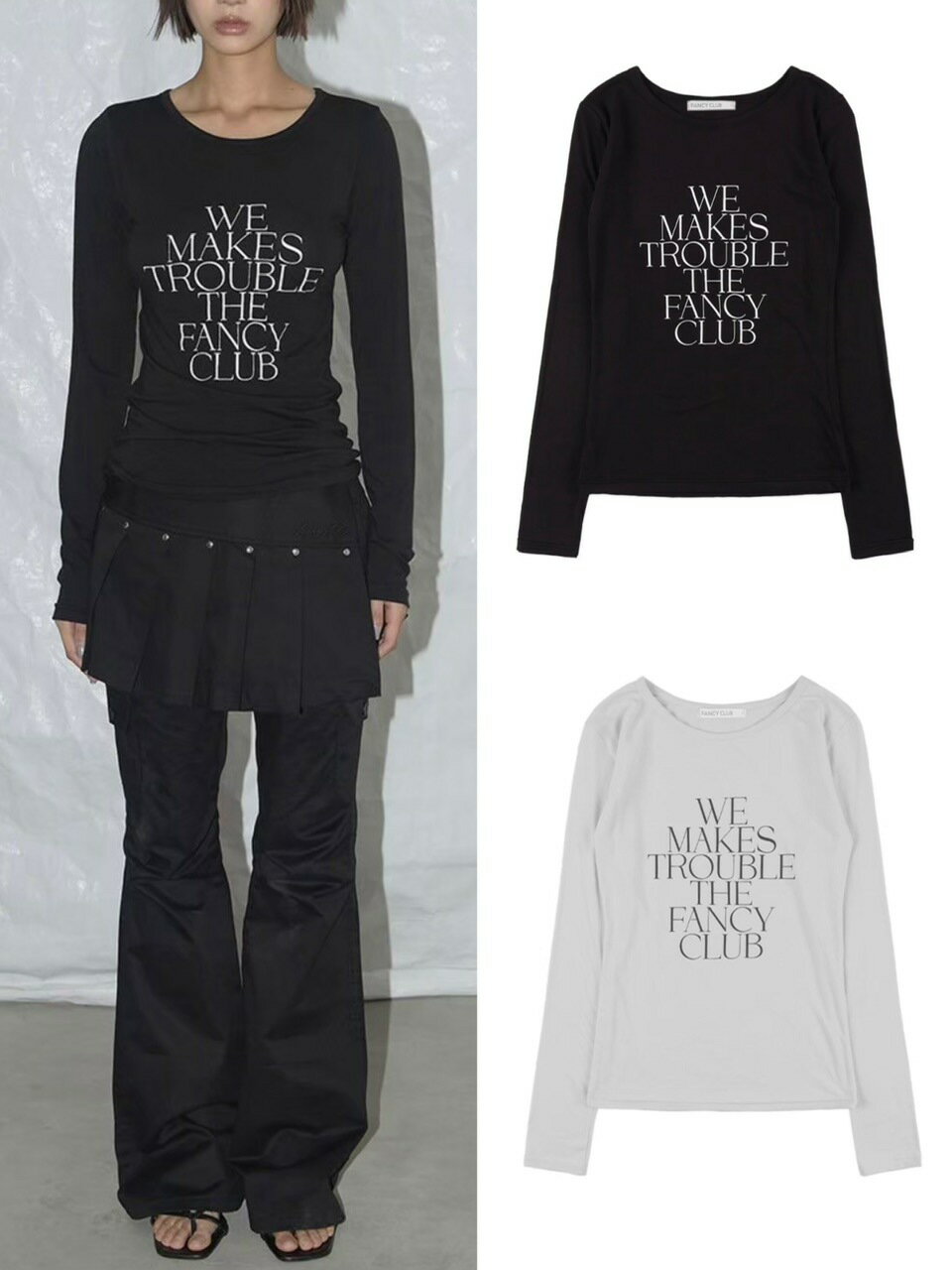 ʡFANCY CLUBWE MAKES TROUBLE LONG SLEEVE