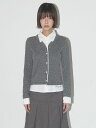 正規品【FANCY CLUB】FRILL SHIRT LAYERED CARDIGAN