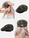 正規品【HOLY NUMBER 7 Camouflage Pattern Flat Cap】韓国ブランド HOLY NUMBER 7 ホーリーナンバーセブン カモフラージュキャップ フラットキャップ レトロキャップ ロゴキャップ ハンチングキャップ 韓国ファッション 韓国ストリート ストリートファッション