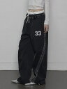 正規品【SETUP-EXE 33 STAR LINE PANTS】トラックパンツ ロゴパンツ フルレングス ジャージ スポーティー ユニフォーム 長ズボン ライ...