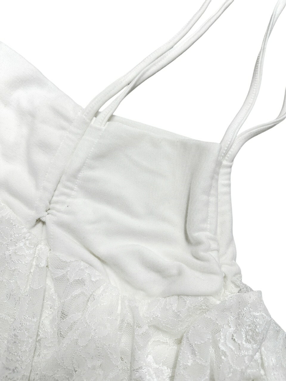 受注制【XU DOG】shirring frill lace skirt