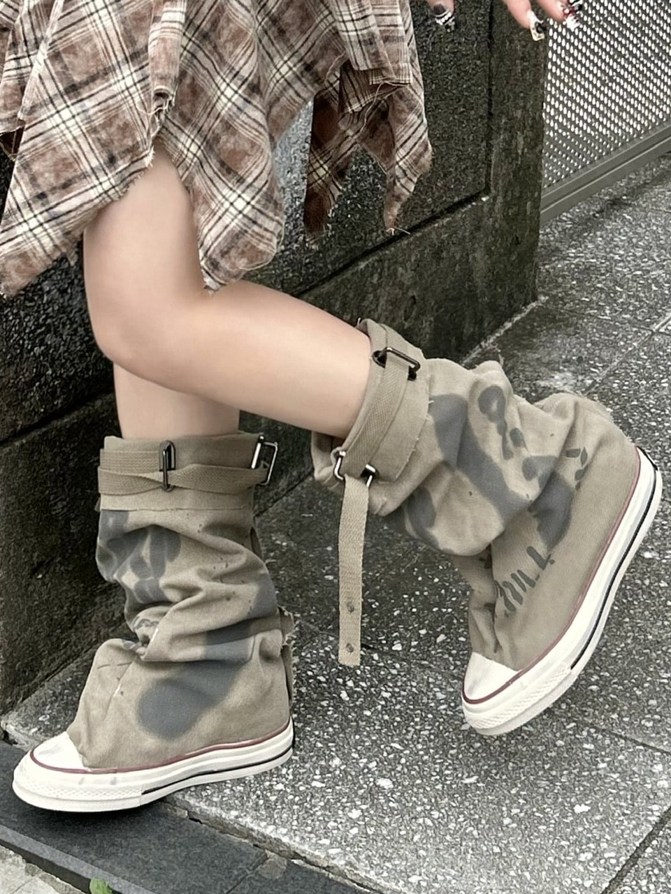 受注制【XU DOG】loose canvas shoes