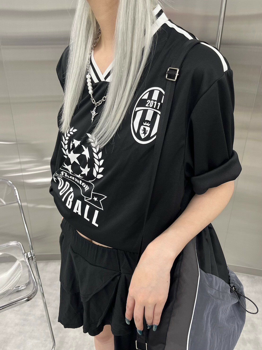乐天商城 - 【nmtc +】football tee (2color)