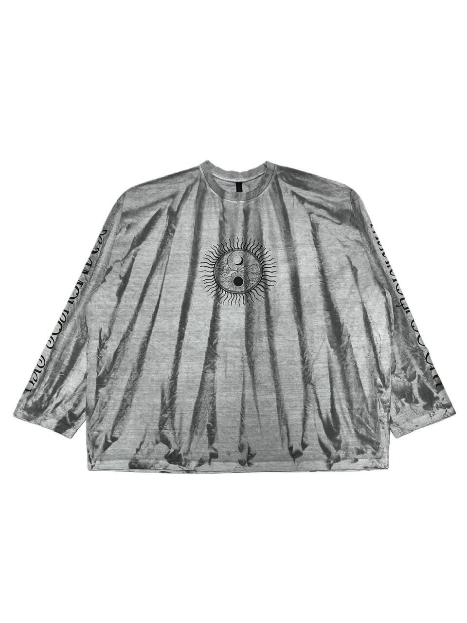 Rakuten - 受注制【XU DOG】garment washing print long sleeve tee (2color)