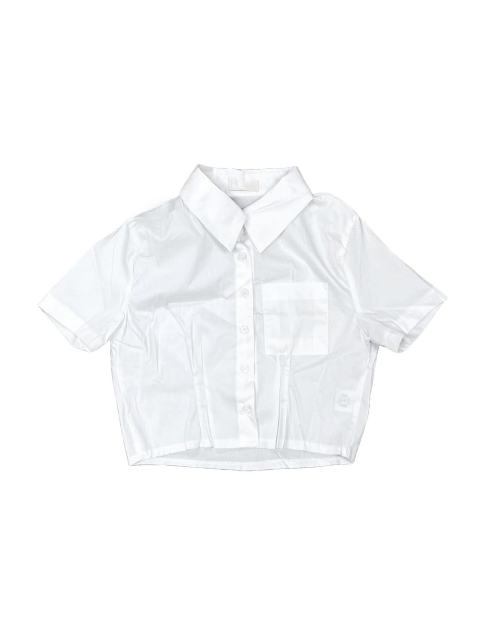 乐天商城 - 【XU DOG】pintuck cropped shirt (3color)