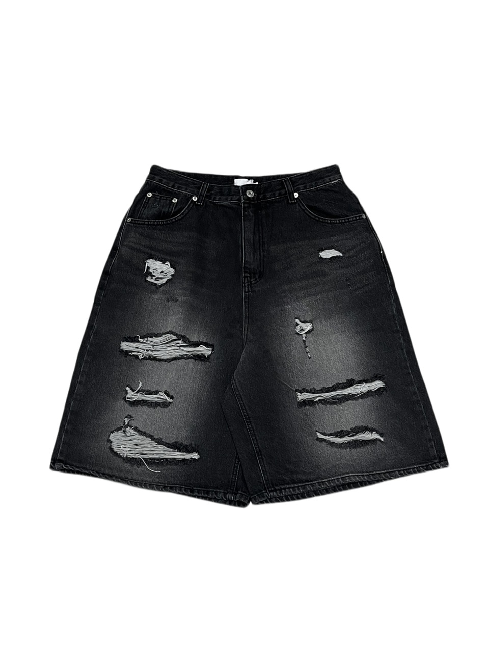 乐天商城 - 受注制【XU DOG】damage denim shorts 2 (2color)