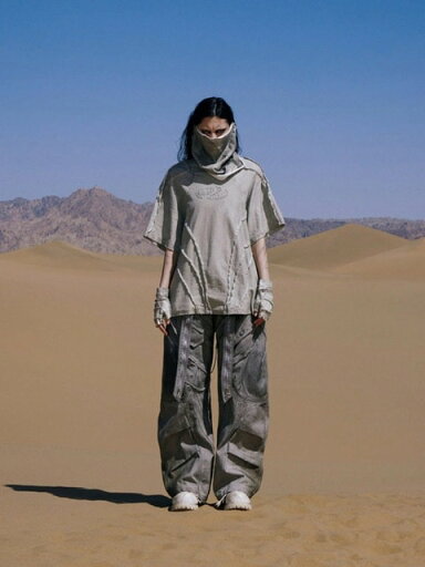 正規品【PERSONSOUL Desert Distressed Grey T-shirt】 正規品【PERSONSOUL Desert Distressed Grey T-shirt】