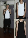【SALE】正規品【ESC STUDIO logo sleeveless】ノースリーブ タンクトップ ロゴタンクトップ ストリートファッション 韓国ファッション...