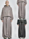 正規品【AJOBYAJO One Tuck Washed Sweat Pants】ボトムス スウェットパンツ ズボン オーバーサイズ ユニセックス ストリートフ...