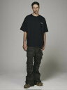 正規品【BLR BLUER CAMO DENIM PANTS】迷彩パンツ カモ柄パンツ フルレングス ダメージデニムパンツ ダメージジーンズ ブーツカットデニム...