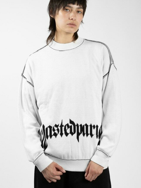 �����ʡ�WASTED PARIS PITCHER REVERSE SWEATER��