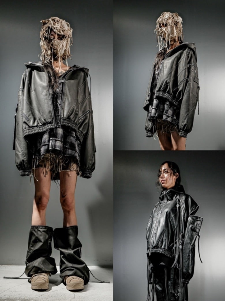 DIG YOUR OWN GRAVELEATHER ZIP HOODY / ڥǥ楢󥰥쥤֡ۥ쥶åץåĹµѡ