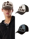 正規品【AAKAM Leather Patch Ball Cap】レザーパッチボールキャップ ロゴキャップ 帽子 ユニセックス バイカラーキャップ 韓国ストリート