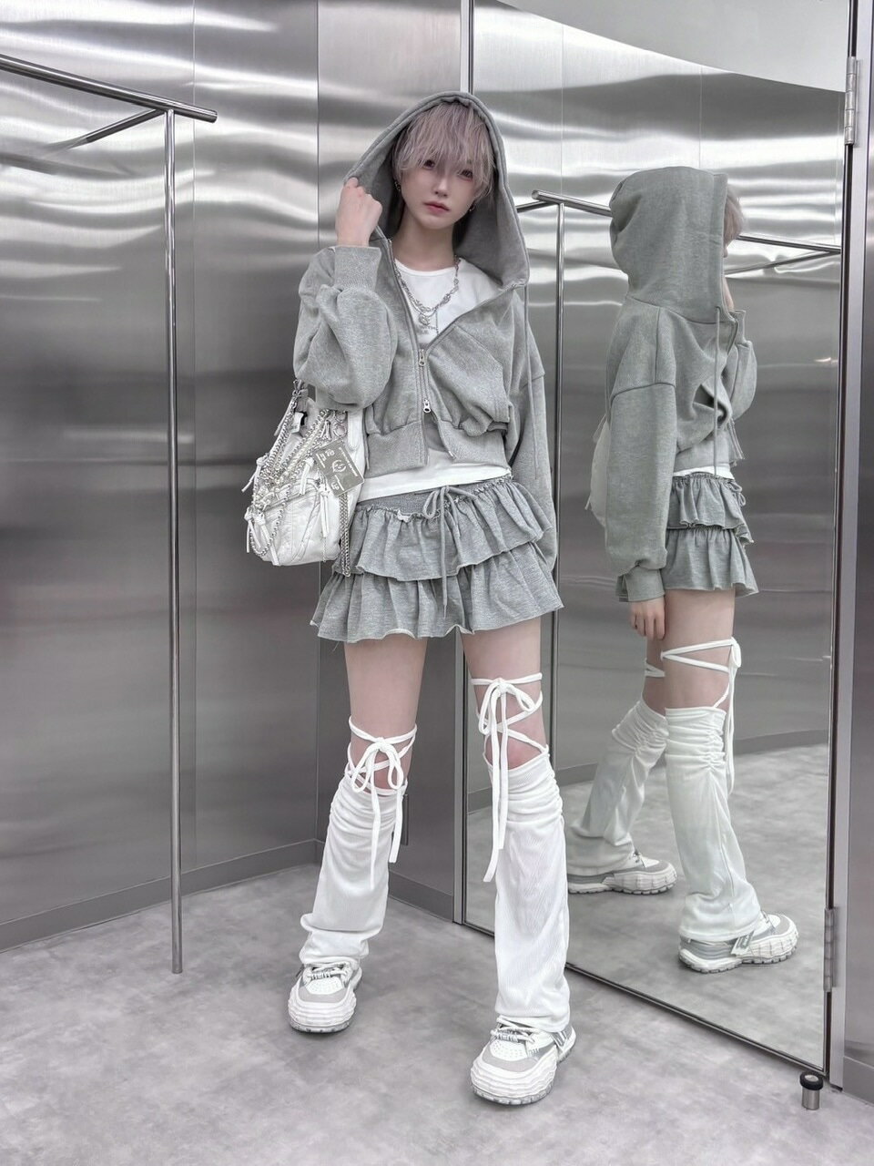 受注制【nmtc +】side line tuck denim pants