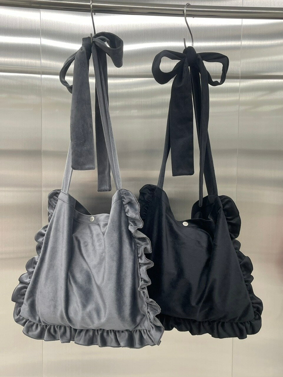 乐天商城 - 受注制【nmtc +】frill shoulder bag (2color)