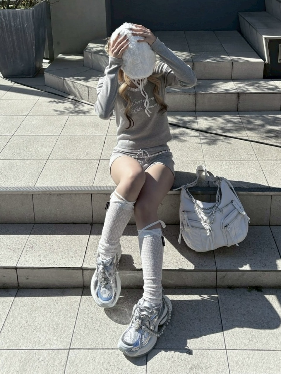 乐天商城 - 受注制【nmtc +】lace neck long sleeve (3color)