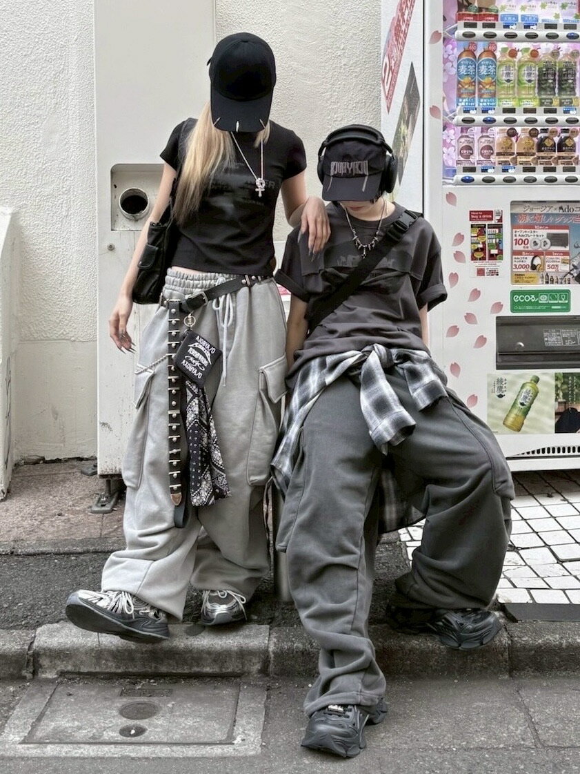 Rakuten - 受注制【nmtc +】oversized pigment sweat cargo pants (2color)