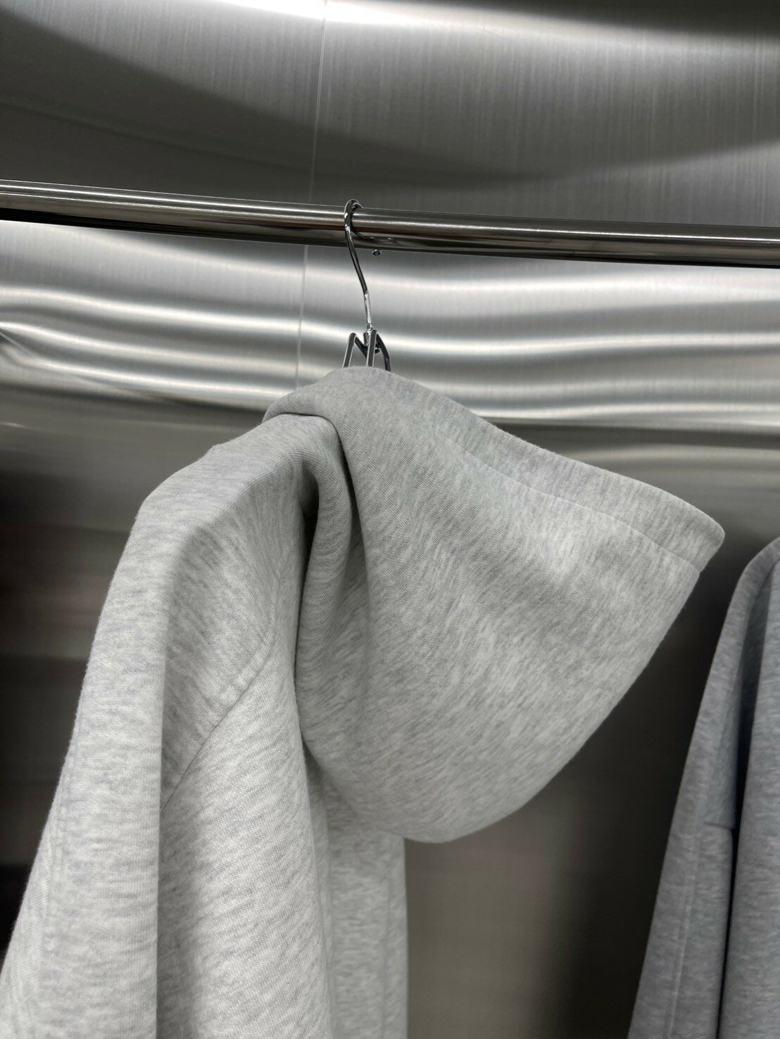 受注制【nmtc +】neck button zip up hoodie (3color)