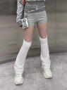 受注制【nmtc +】simple flare legwarmer (3color)