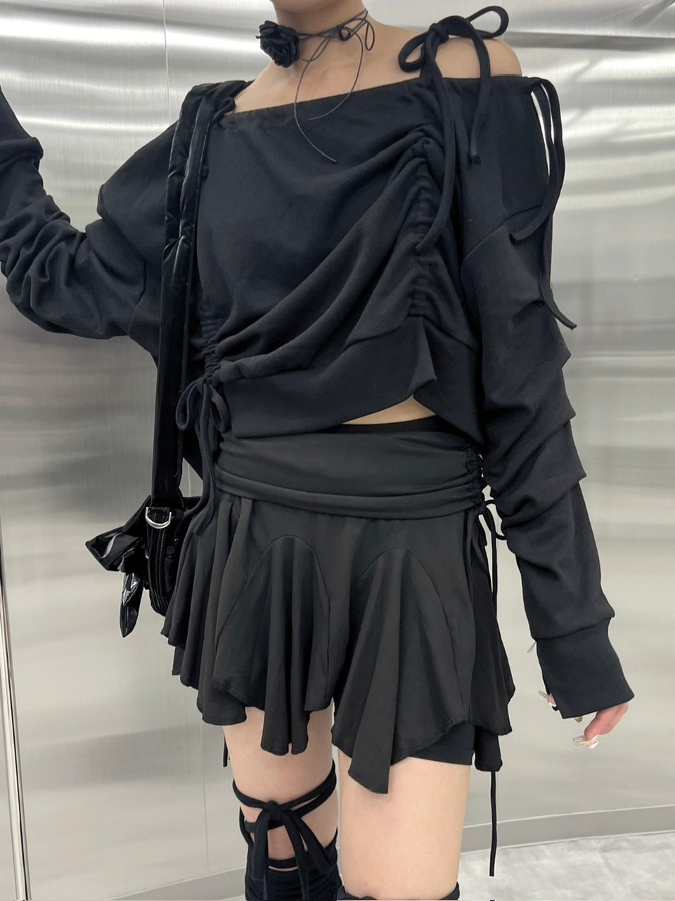 乐天商城 - 受注制【nmtc +】gather sleeve sweat shirts (3color)