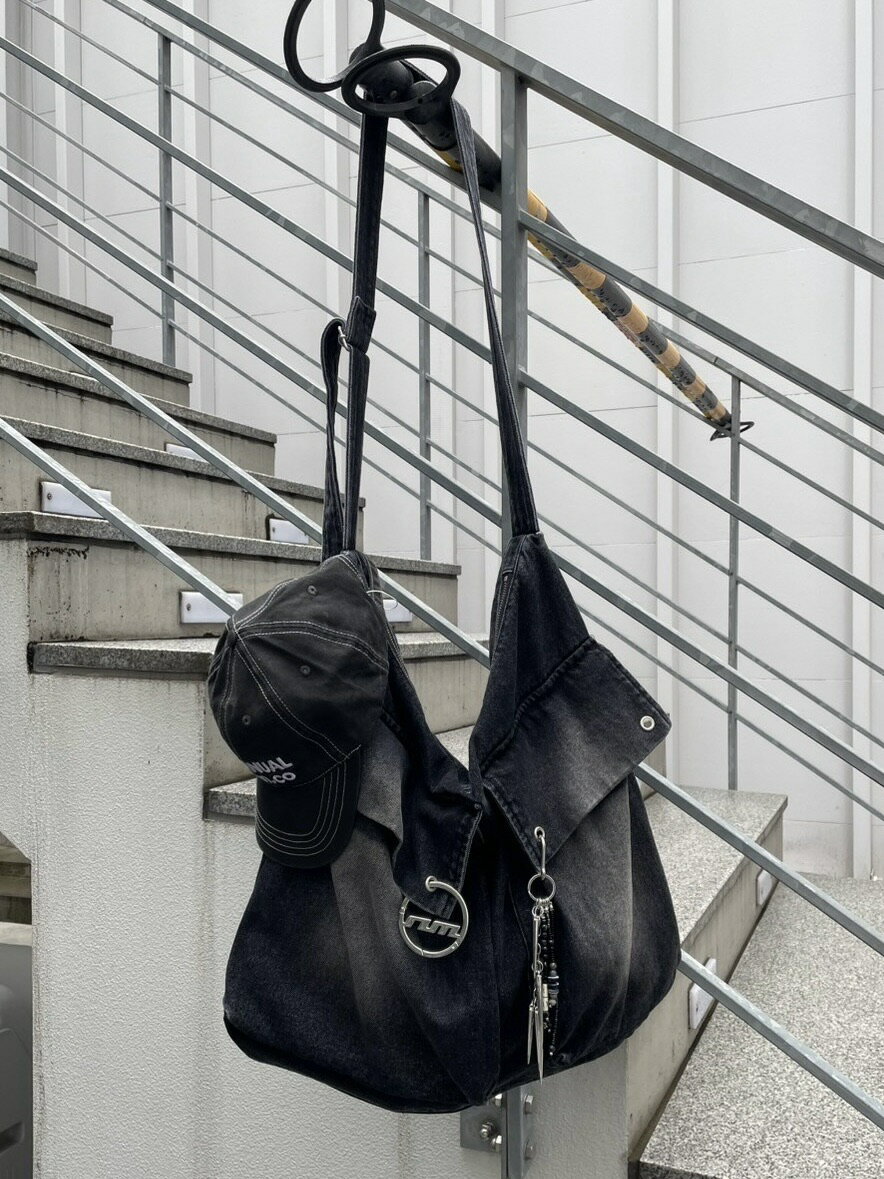 乐天商城 - 受注制【nmtc +】pocket denim shoulder bag