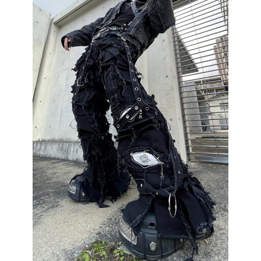 【UNIZ】BLACK MONSTER PANTS 【UNIZ】BLACK MONSTER PANTS