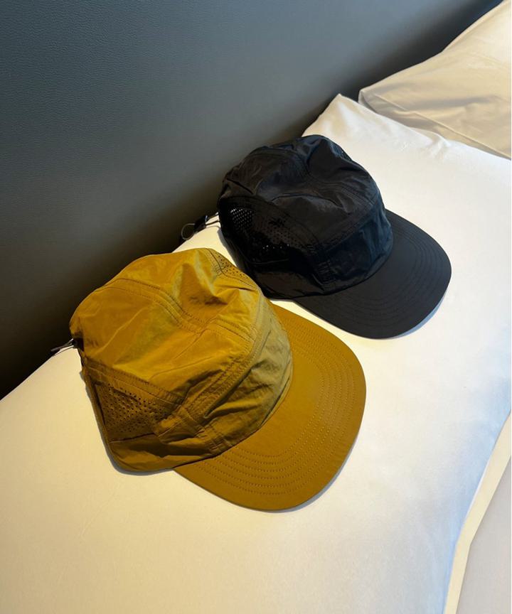 ɥå ɥɥå  SIDE MESH DRAWSTRING CAP / 2COLORS